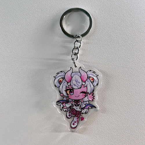 NINERxNINE "Chibi Demon" Acrylic Keychain